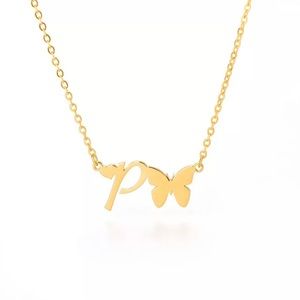 INITIAL LETTER “P” NECKLACE